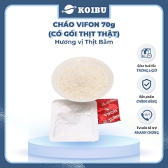 VIFON - Cháo Vifon 70g hương vị Thịt bằm (có gói thịt bằm thật), Vifon Cháo thịt bằm Vifon ăn liền - 70g/gói - 00154
