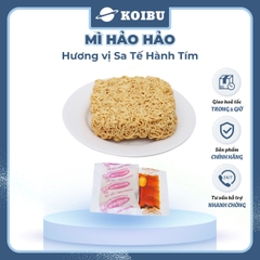 ACECOOK - Mì Hảo Hảo Sa Tế Hành Tím - Mì ăn liền Hảo Hảo hương vị Sa tế hành tím  (Hảo Hảo sate/ Hảo Hảo satay / Hảo Hảo Sa te hành tím) - 00007