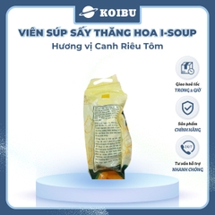 NFC - Viên súp ăn liền sấy thăng hoa I-Soup hương vị Canh riêu tôm ISoup, Canh riêu tôm I-Soup ăn liền - 42g/lốc - 00802