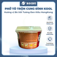 AFOTECH - Phở trộn Cung Đình Kool tô bò tương đen kiểu Hồng Kông - Phở Cung Đình Kool tô trộn bò tương đen Hongkong - Tô Cung Đình Kool phở ăn liền (Micoem) - 80g/tô - 00323
