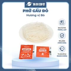 ASIAFOODS - Phở Gấu Đỏ Bò, phở Gấu Đỏ vị bò, phở Gấu Đỏ ăn liền, phở Gấu Đỏ gói - 65g/gói - 00331