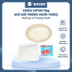 VIFON - Cháo Vifon 70g hương vị Trứng muối (có gói trứng muối thật), Vifon Cháo trứng muối Vifon - 70g/gói - 00157