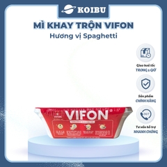 VIFON - Mì khay trộn Vifon hương vị Spaghetti (có gói xốt Saghetti), Mì xào spaghetti Vifon khay - 90g/khay - 00242