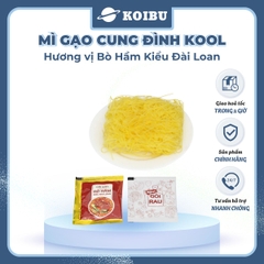 AFOTECH - Mì gạo Cung Đình Kool Bò hầm kiểu Đài Loan, Mì gạo Bò hầm Đài Loan Cung Đình Kool gói - 75g/gói - 00304