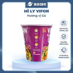 VIFON - Mì ly Vifon hương vị Gà - Mì ly Gà Vifon, Mì ly hương vị Gà 60g, Mì Gà ly ăn liền - 60g/ly - 00229
