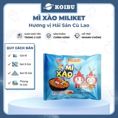 COLUSA - Mì xào Miliket hương vị hải sản Cù Lao, Mì xào ăn liền Miliket, Mì trộn hải sản Cù Lao Miliket - 85g/gói - 00852