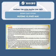 OTOKI - Bánh gạo Otoki hương vị Phô mai, Bánh gạo phô mai Otoki Jin, Bánh gạo phô mai Jin Ottogi - 164g/gói - 00688