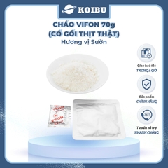 VIFON - Cháo Vifon 70g hương vị Sườn (có gói thịt sườn thật), Cháo sườn Vifon Cháo thịt sườn Vifon - 70g/gói - 00156