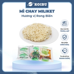 COLUSA - Mì chay Miliket hương vị Rong biển, Mì chay rong biển Miliket, Mì Miliket chay rong biển - 75g/gói - 00585