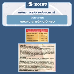 VIFON - Bún Vifon hương vị Bún giò heo, Bún giò heo Vifon Bún giò heo, Bún giò ăn liền Vifon gói - 65g/gói - 00145