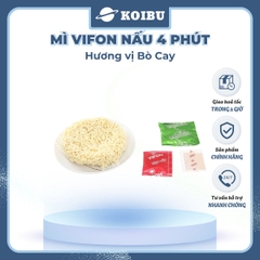 VIFON – Mì Vifon nấu 4 phút hương vị bò cay - Mì gói Vifon, Mì nấu Vifon, Mì nấu vị bò cay, Mì bò cay Vifon, Mì nấu 4 phút hương vị bò cay, Mì Vifon bò cay nấu 4 phút, Mì Vifon nấu ăn liền - 105g/gói - 00221
