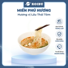 ACECOOK - Miến Phú Hương hương vị Lẩu Thái Tôm Miến Phú Hương Lẩu Thái Tôm, Miến Lẩu Thái Phú Hương - Miến ăn liền Acecook - 60g/gói - 00065