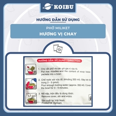 COLUSA - Phở Miliket hương vị Chay, Phở Miliket chay, Miliket phở gói hương vị chay, Phở ăn liền chay - 60g/gói - 00100