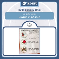 VIFON - Hủ tiếu Vifon hủ tiếu Bò kho, Hủ tíu Bò kho Vifon, Hủ tiếu Bò kho Vifon, Hủ tíu ăn liền Vifon - 65g/gói - 00164