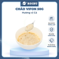 VIFON - Cháo Vifon 50g hương vị Cá, Vifon Cháo cá Vifon Cháo ăn liền Vifon, Cháo Vifon gói nhỏ - 50g/gói - 00150