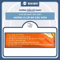 ACECOOK - Đệ Nhất phở đặc biệt lõi bò gầu giòn (không thịt), phở bò Đệ Nhất lõi bò gàu giòn ăn liền - 67g/gói - 00513