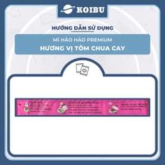 ACECOOK - Mì Hảo Hảo Premium hương vị Tôm chua cay, Mì tôm chua cay Hảo Hảo, Mì ăn liền Hảo Hảo - 86g/gói - 00842