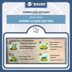 VIFON - Bún Vifon hương vị Bún giò heo, Bún giò heo Vifon Bún giò heo, Bún giò ăn liền Vifon gói - 65g/gói - 00145