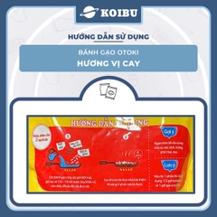 OTOKI - Bánh gạo Otoki hương vị Cay, Otoki bánh gạo cay Otoki Jin, Ottogi bánh gạo cay Jin Ottogi - 164g/gói - 00690
