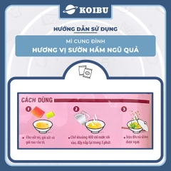 AFOTECH - Mì Cung Đình Sườn hầm ngũ quả, Mì Sườn hầm ngũ quả Cung Đình, Mì khoai tây Cung Đình gói - 80g/gói - 00302