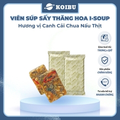 NFC - Viên súp sấy thăng hoa I-Soup hương vị Cải chua nấu thịt, Canh cải chua I Soup, Canh ăn liền - 78g/lốc - 00728