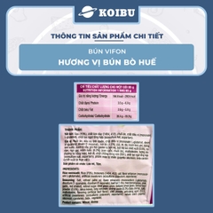 VIFON - Bún Vifon hương vị Bún bò Huế, Bún bò Huế Vifon Bún bò Huế, Bún bò Vifon Bún bò ăn liền - 65g/gói - 00146