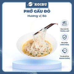 ASIAFOODS - Phở Gấu Đỏ Bò, phở Gấu Đỏ vị bò, phở Gấu Đỏ ăn liền, phở Gấu Đỏ gói - 65g/gói - 00331