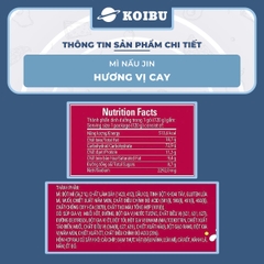 OTOKI - Mì nấu Jin hương vị Cay, Mì nấu Jin cay, Mì Jin nấu hương vị cay, Mì ăn liền Jin Ottogi - 120/gói - 00526