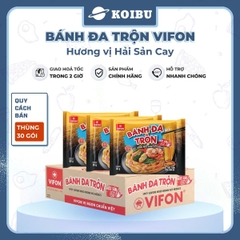 VIFON - Bánh đa trộn Vifon hương vị hải sản cay, bánh đa trộn hải sản cay Vifon, bánh đa ăn liền - 60g/gói - 00879