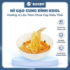 AFOTECH - Mì gạo Cung Đình Kool Lẩu tôm chua cay kiểu Thái, Mì gạo tôm chua cay thái Cung Đình Kool - 82g/gói - 00305