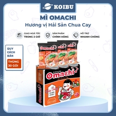 MASAN - Mì khoai tây Omachi vị Hải sản Chua Cay, mì Omachi ăn liền, mì hải sản, mì khoai tây ăn liền - 80g/ly - 00509