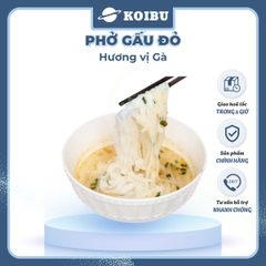 ASIAFOODS - Phở Gấu Đỏ vị Gà, phở gà Gấu Đỏ, phở Gấu Đỏ ăn liền, phở Gấu Đỏ gói - 65g/gói - 00330
