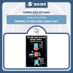 VIFON - Snack mì Vifon hương vị Hải Sản Chua Cay - Vifon Snack Hải sản chua cay ăn liền - 30g/gói - 00199