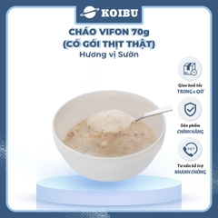 VIFON - Cháo Vifon 70g hương vị Sườn (có gói thịt sườn thật), Cháo sườn Vifon Cháo thịt sườn Vifon - 70g/gói - 00156