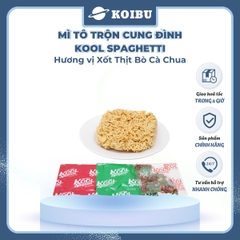 AFOTECH - Mì TÔ trộn Cung Đình Kool Spaghetti hương vị xốt cà chua bò bằm - Tô Cung Đình Kool spaghetti xốt bò bằm - Cung Đình Kool Tô Mì ăn liền Micoem - 105g/tô - 00320