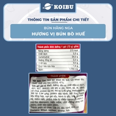 ACECOOK - Bún bò Huế Hằng Nga, Hằng Nga Bún bò Huế, Bún Hằng Nga hương vị Bún bò Huế, Bún bò Acecook - 73g/gói - 00049