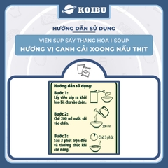 NFC - Viên súp sấy thăng hoa I-Soup hương vị Canh rong biển thịt gà, Canh rong biển ăn liền I Soup - 42g/lốc - 00729
