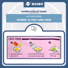 AFOTECH - Mì Cung Đình Thịt hầm nấm, Mì Thịt hầm nấm Cung Đình, Mì khoai tây Cung Đình ăn liền - 79g/gói - 00299