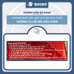 ACECOOK - Đệ Nhất phở đặc biệt lõi bò gầu giòn (có gói thịt thật), phở bò Đệ Nhất lõi bò gàu giòn, phở ăn liền Đệ Nhất - 108g/gói - 00514