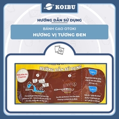 OTOKI - Bánh gạo Otoki hương vị Tương đen, Bánh gạo Tương đen Otoki Jin, Bánh gạo tương đen Jin Ottogi - 164g/gói - 00689