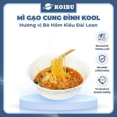 AFOTECH - Mì gạo Cung Đình Kool Bò hầm kiểu Đài Loan, Mì gạo Bò hầm Đài Loan Cung Đình Kool gói - 75g/gói - 00304