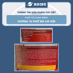 AFOTECH - Phở tô Cung Đình hương vị Phở bò Hà Nội, Phở bò Cung Đình tô, Phở bò Hà Nội Cung Đình ăn liền - 73g/tô - 00316