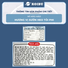 ACECOOK - Mì Hảo Hảo hương vị Sườn Heo Tỏi Phi - Mì ăn liền Hảo Hảo sườn heo tỏi phi (Hảo Hảo gói xanh dương) - 73g/gói - 00002