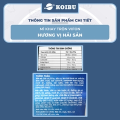 VIFON - VIFON - Mì khay trộn Vifon hương vị Hải Sản (có gói xốt Hải sản), Mì xào hải sản Vifon khay - 90g/khay - 00239