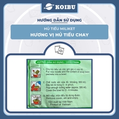 COLUSA - Hủ tiếu Miliket hương vị Chay, Miliket hủ tiếu chay gói, Hủ tíu chay ăn liền Miliket - 65g/gói - 00123