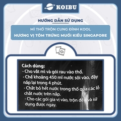 AFOTECH - Mì thố trộn Cung Đình Kool hương vị Tôm trứng muối, Mì trộn trứng muối Cung Đình Kool - 90g/thố - 00321