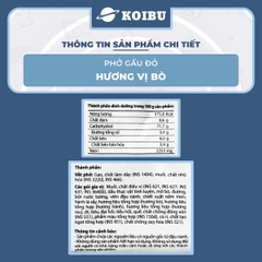 ASIAFOODS - Phở Gấu Đỏ Bò, phở Gấu Đỏ vị bò, phở Gấu Đỏ ăn liền, phở Gấu Đỏ gói - 65g/gói - 00331