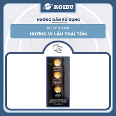 VIFON - Mì ly Vifon hương vị Lẩu Thái Tôm - Mì lẩu Thái Tôm ly ăn liền, Mì Vifon ly vị lẩu Thái Tôm - 60g/ly - 00232