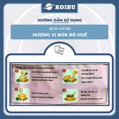 VIFON - Bún Vifon hương vị Bún bò Huế, Bún bò Huế Vifon Bún bò Huế, Bún bò Vifon Bún bò ăn liền - 65g/gói - 00146