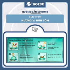 VIFON - Bún Vifon hương vị Bún tôm, Bún tôm Vifon, Bún Vifon bún tôm, Bún tôm ăn liền Vifon gói - 65g/gói - 00144